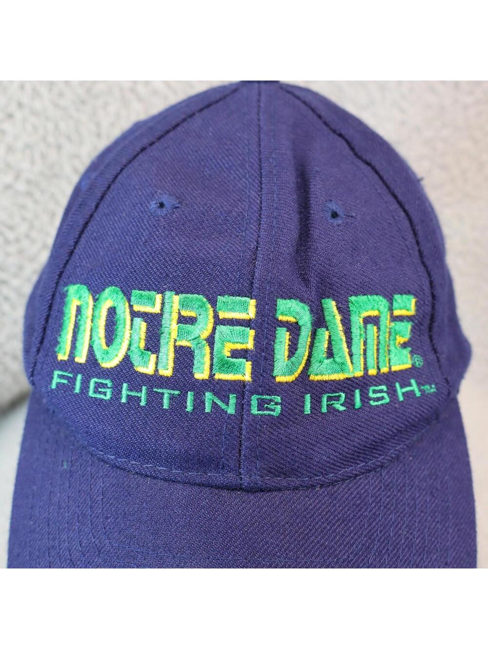 Notre Dame Fighting Irish Nu Image Snapback Hat Vtg 90s